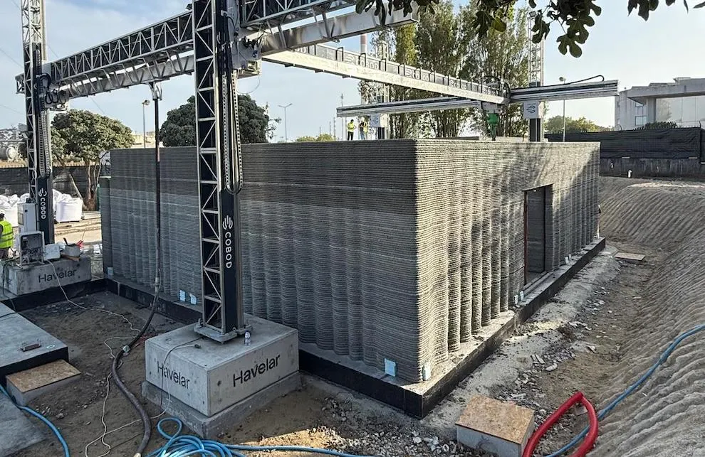 Startup portuguesa Havelar está a imprimir o «primeiro» edifício público em Portugal